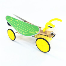 电动蝗虫DIY科技小制作小发明材料包小学生科学实验手工玩具批发