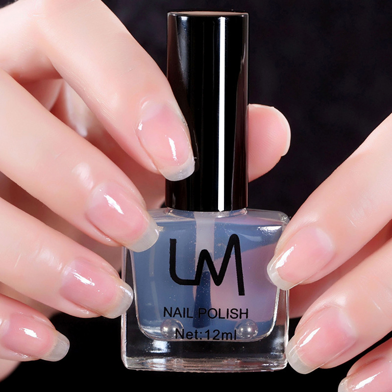 水性可剥透明指甲油 可撕拉护甲油12ml 加钙底油一件代发