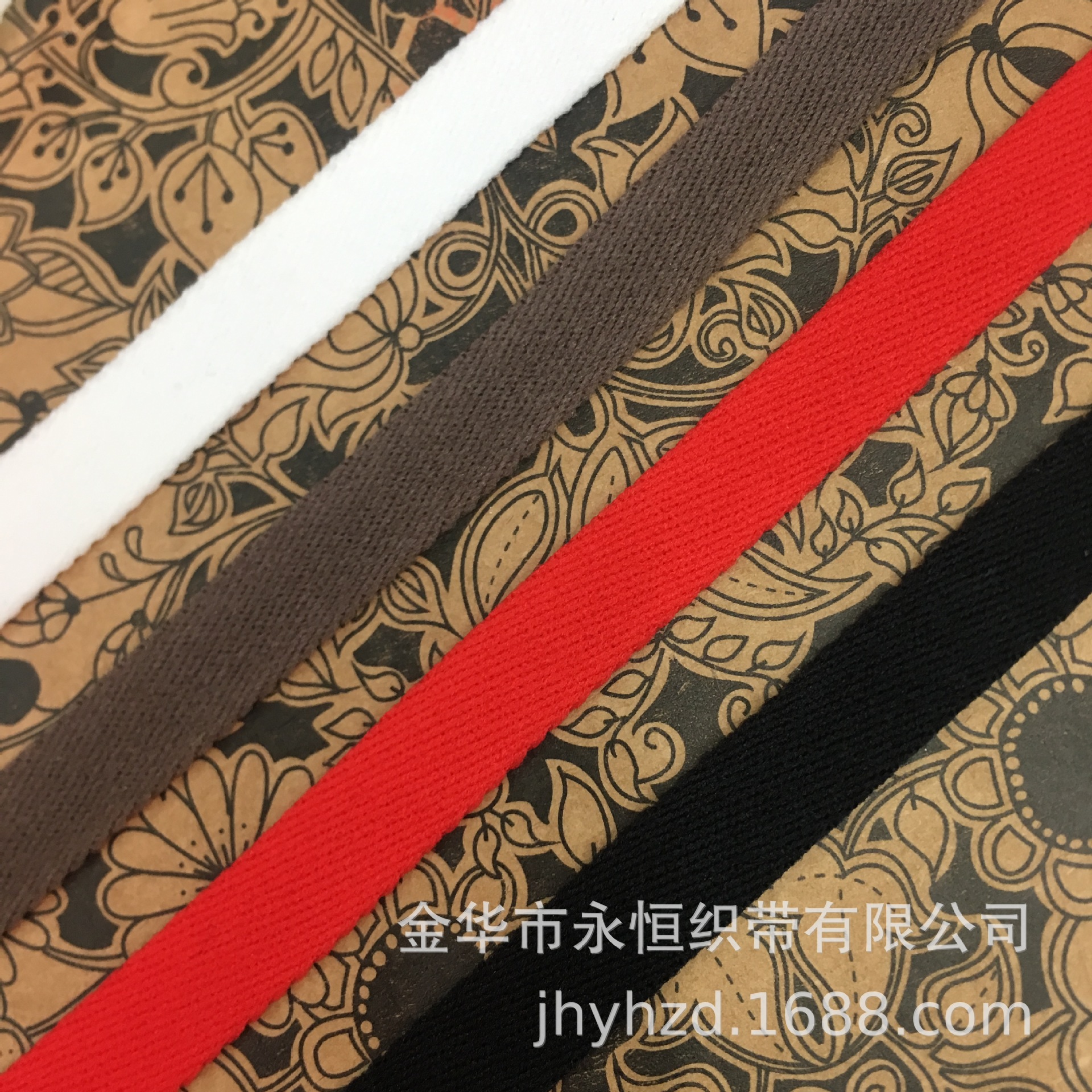 [Eternal Ribbon] 1.0 Nylon Twill Strip Clothes Back Collar Ribbon Soft