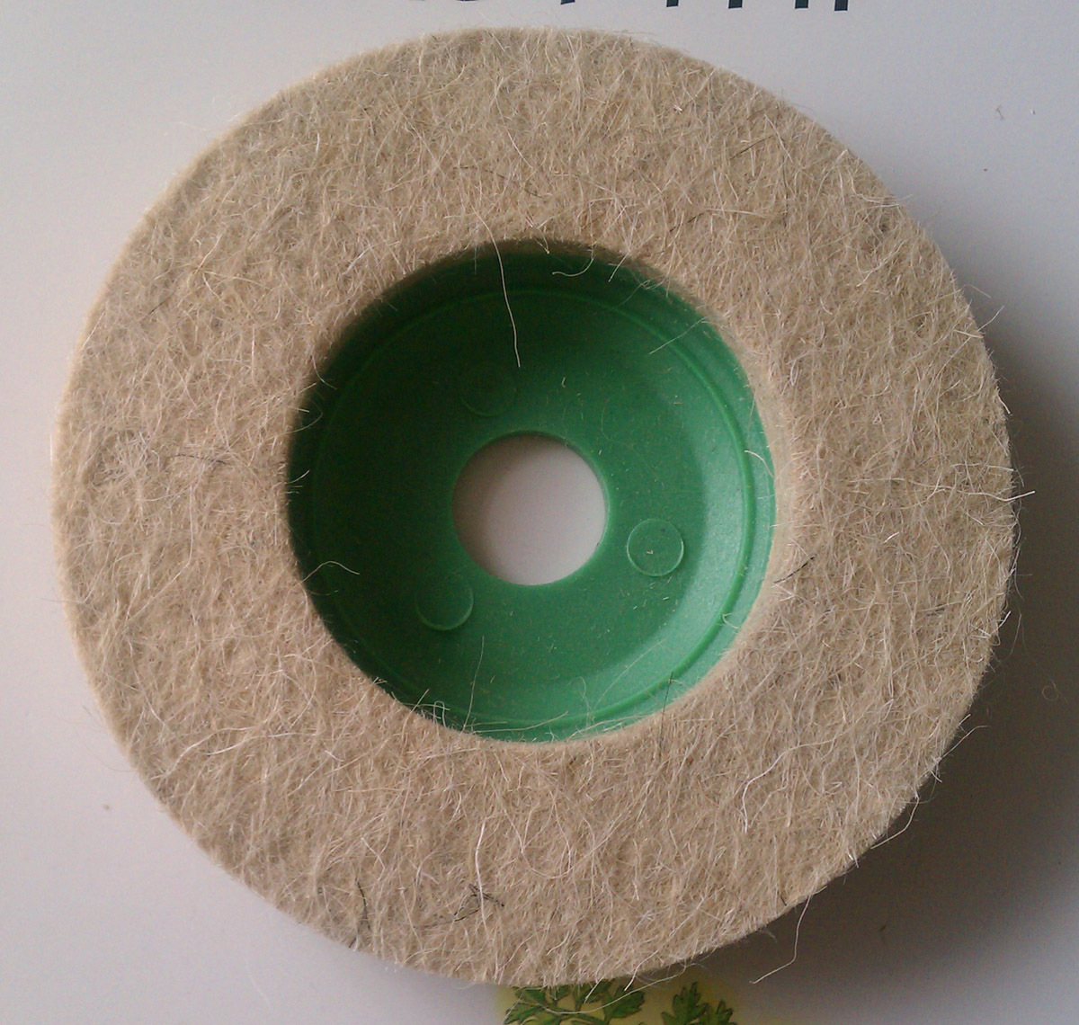 粗毛轮角向羊毛轮4寸羊毛毡100不锈钢抛盘羊毛抛光轮镜面抛亮毛毡