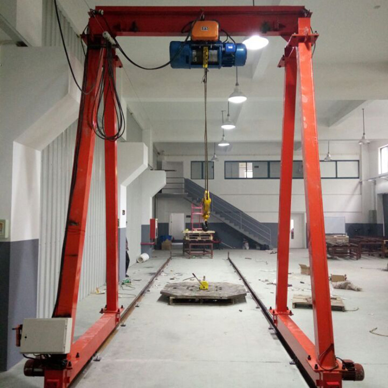 长期供应2t龙门架 简易轨道龙门架 5t电动龙门架 小型手动龙门吊