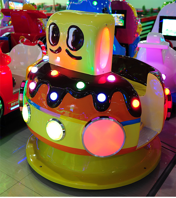 源头工厂巧克力摇摇车儿童乐园游乐场室内摇摆机玻璃钢新款投币车