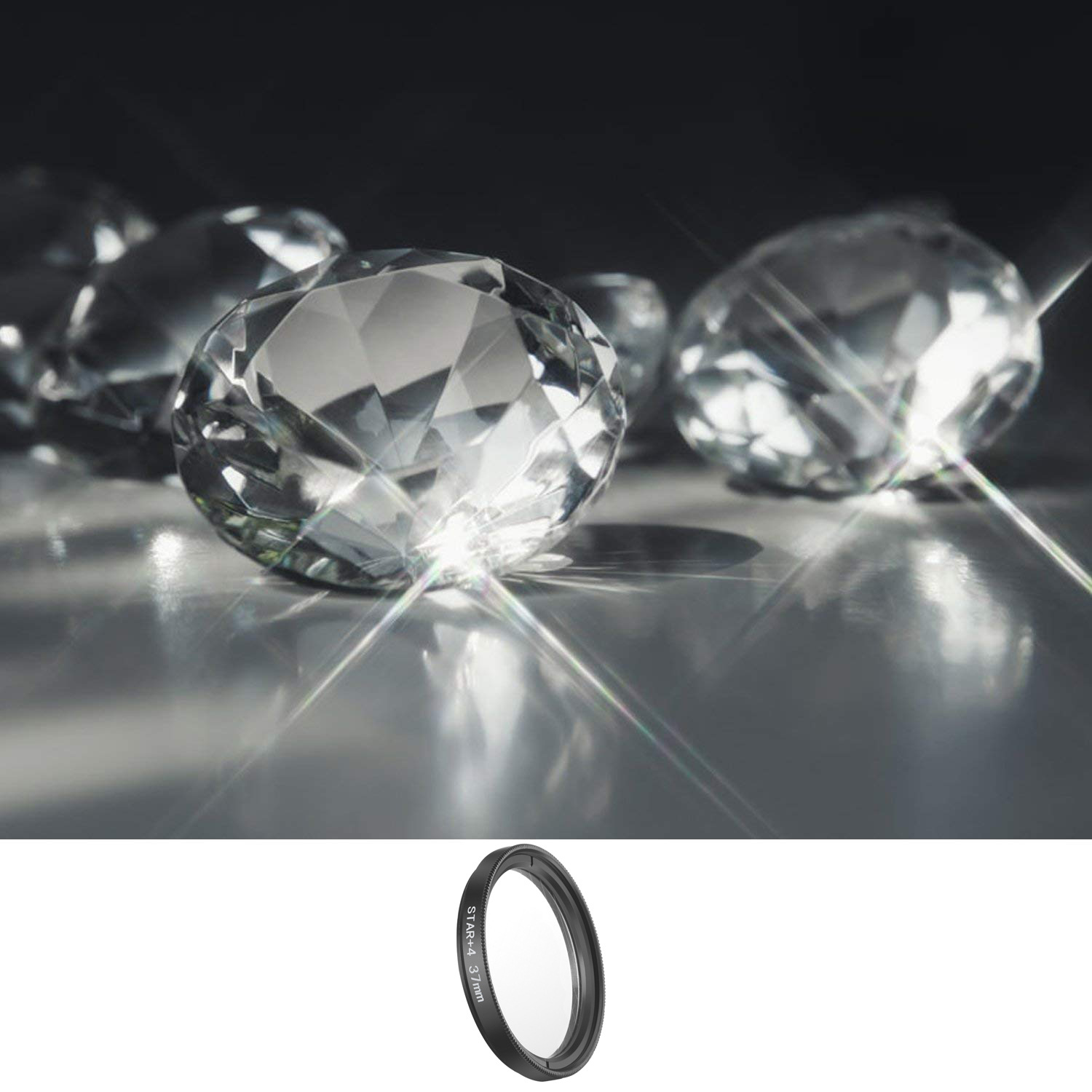 厂家直销 手机摄像头外置镜头星光镜 适用珠宝拍摄 夜拍星芒特效