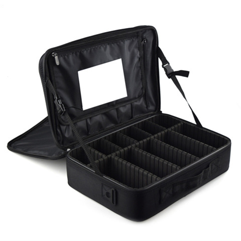 Professional Partition Storage Large Three-Layer Cosmetic Bag Cosmetic Case Makeup Portable Beauty Tattoo Embroidery Kit