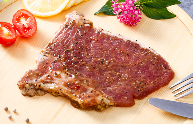 美味可口 t骨黑椒猪扒5斤 西餐食品精选 冷冻新鲜肉类 厂家直销