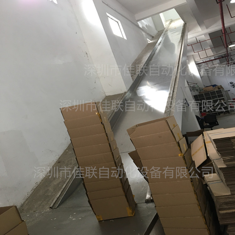 快递电商滑道楼层下货卸货滑道仓库斜坡式出货滑梯装货传送带