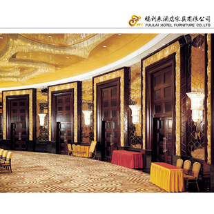 酒店家具 固装家具 酒店宴会厅双开门 酒店餐厅大门定制 厂家直销