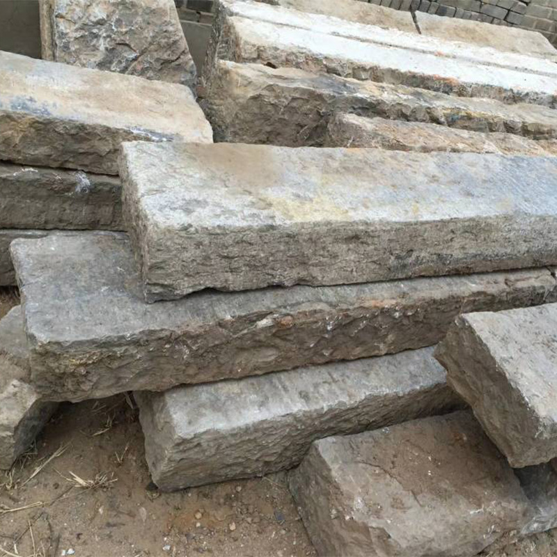 厂家批发古建石材青石老旧石条 曲阳雕刻厂家各种铺路石老旧石板