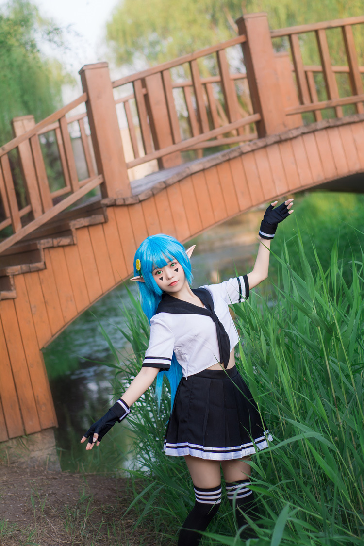 现货 凹凸世界柠檬妹cos服 安莉洁水手服女jk制服cosplay服装