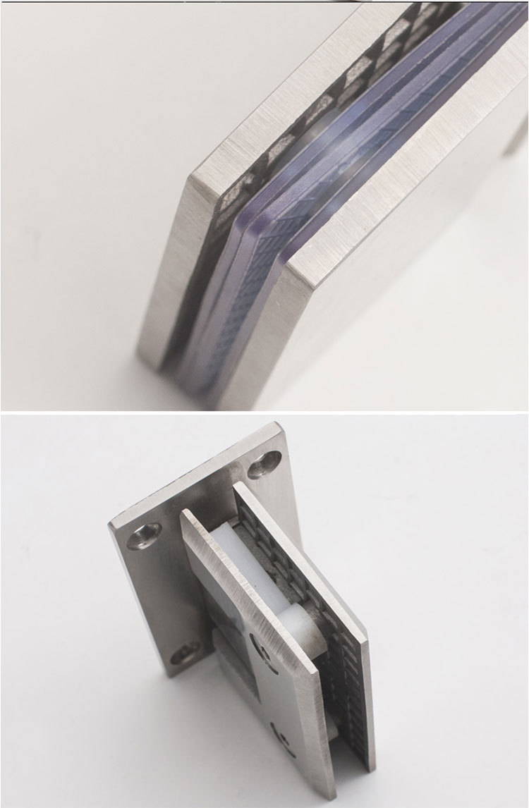 货源直销135度浴室夹304不锈钢浴室夹玻璃夹子固定夹玻璃门铰链