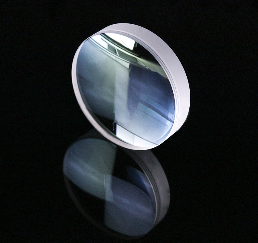 双胶合透镜直径50mm有效孔径485mm中心厚度155mm消色差透镜