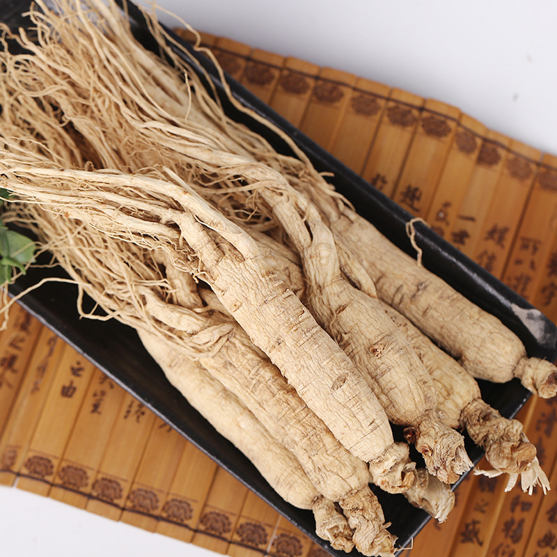东北吉林长白山人参10-15克/支头干货滋补白参整枝煲汤泡酒生晒参