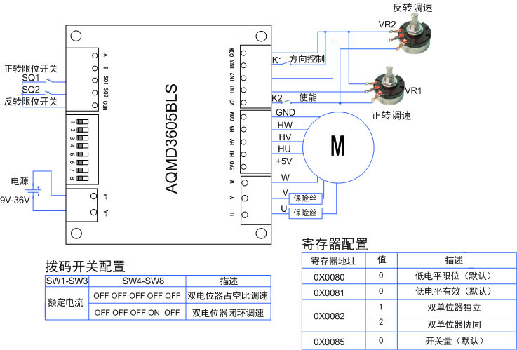 天车吨位限位器接线图