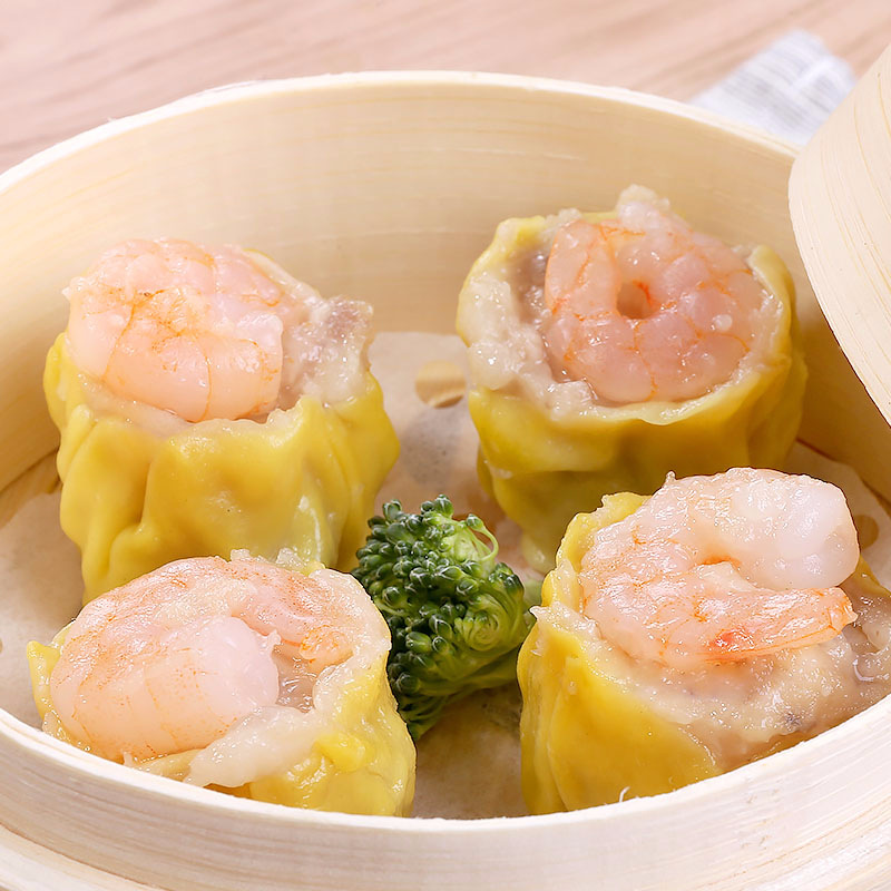 虾仁烧卖半成品点心广式虾肉烧卖 鲜虾烧卖粤港点心 500g(20只)