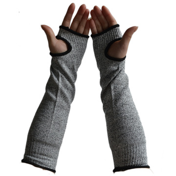 亚马逊爆款防割防砍护臂防切割袖套 包钢丝手套3-5级防割护腕