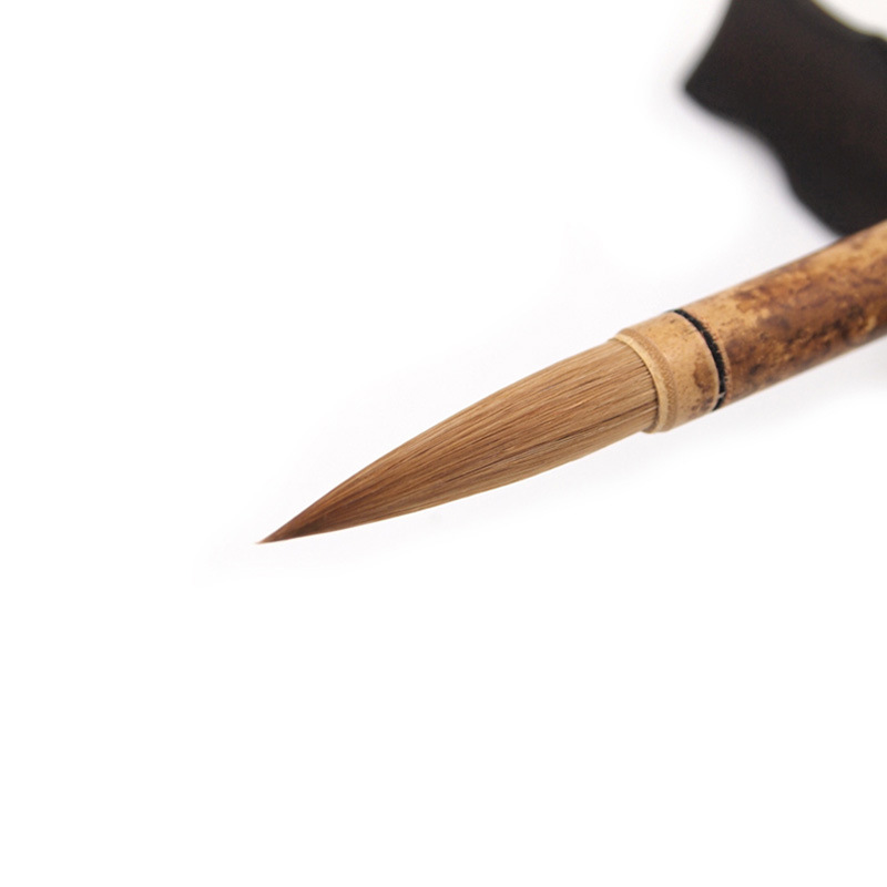 杨振华兰竹狼毫毛笔套装 大中小号楷书行楷狼毫笔 书法国画毛笔