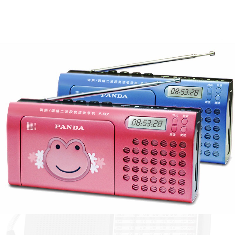 panda/熊猫 f-137 小型磁带播机放英语磁带学习机小型卡通收录机