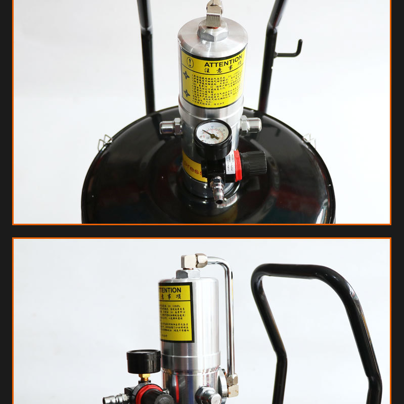 厂家批发12l汽保压油机40l气动黄油枪机修维修工具汽保工具