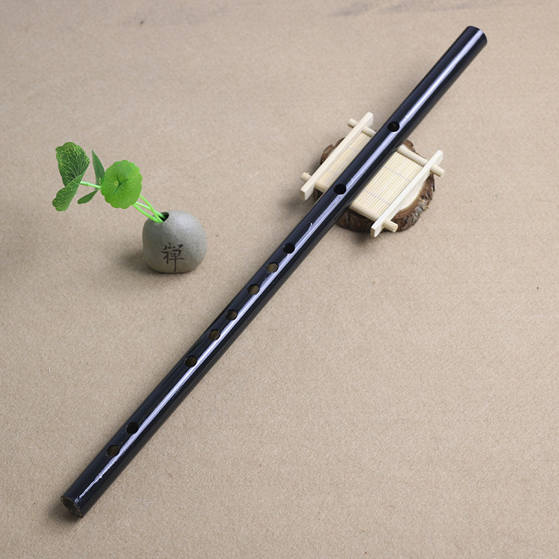 黑色笛子 可定制刻字 初学横笛 笛子道具 摄影演出道具