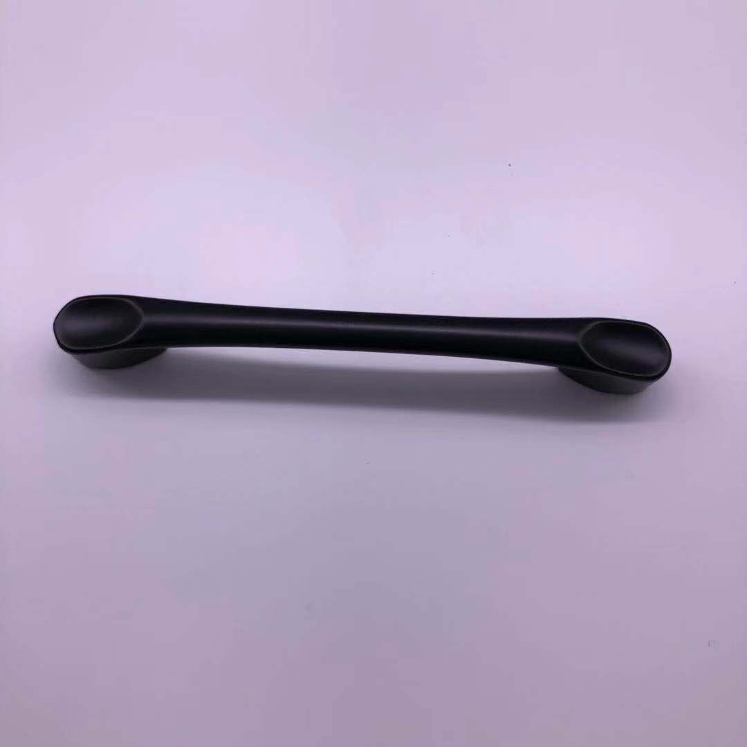 Factory Direct Supply Solid Handle Single Hole Buckle Furniture Hardware Accessories Chest of Drawer Door Handle American Black Handle