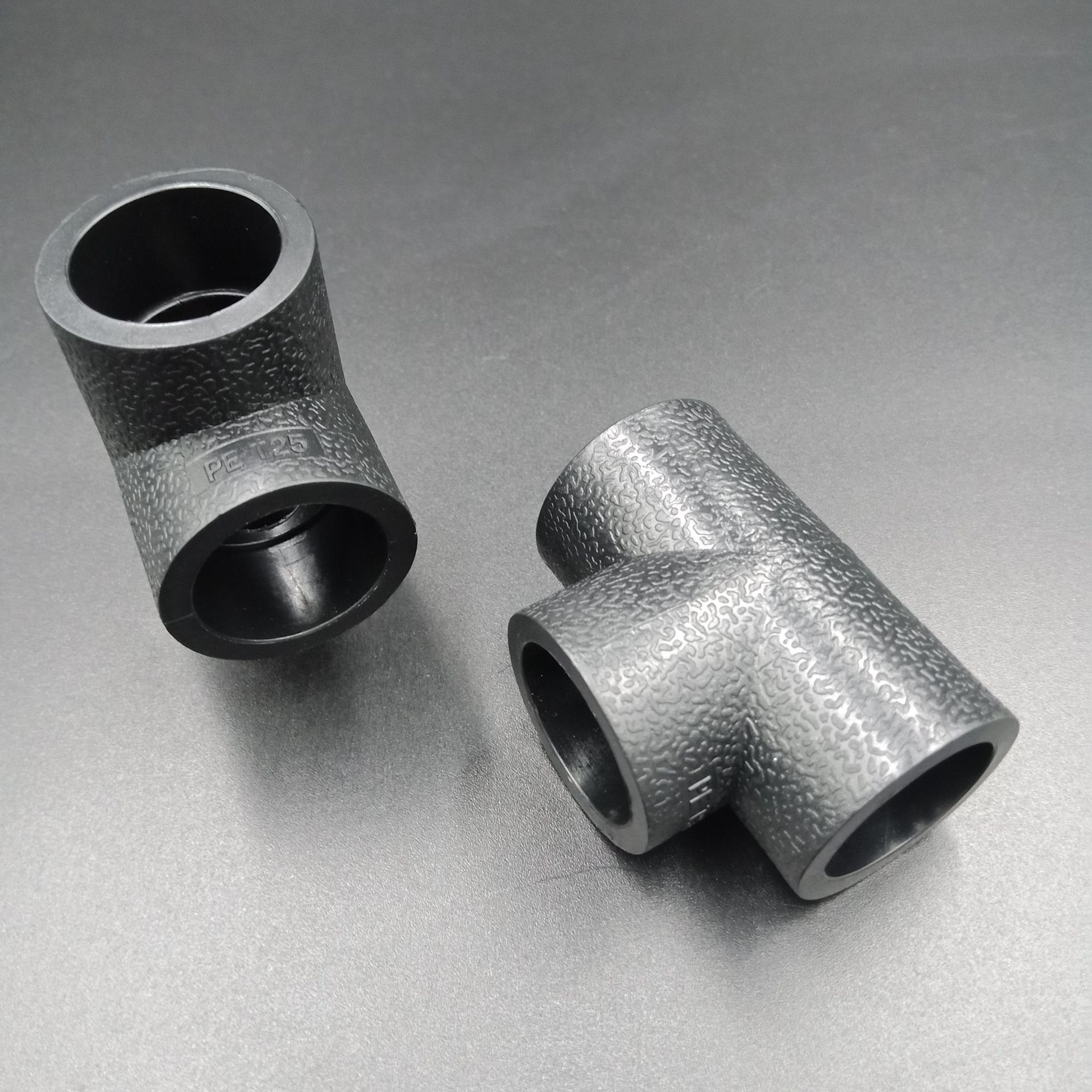 pe管材管件pe等径三通pe变径三通pe承插塑件承插式正三通厂家直销