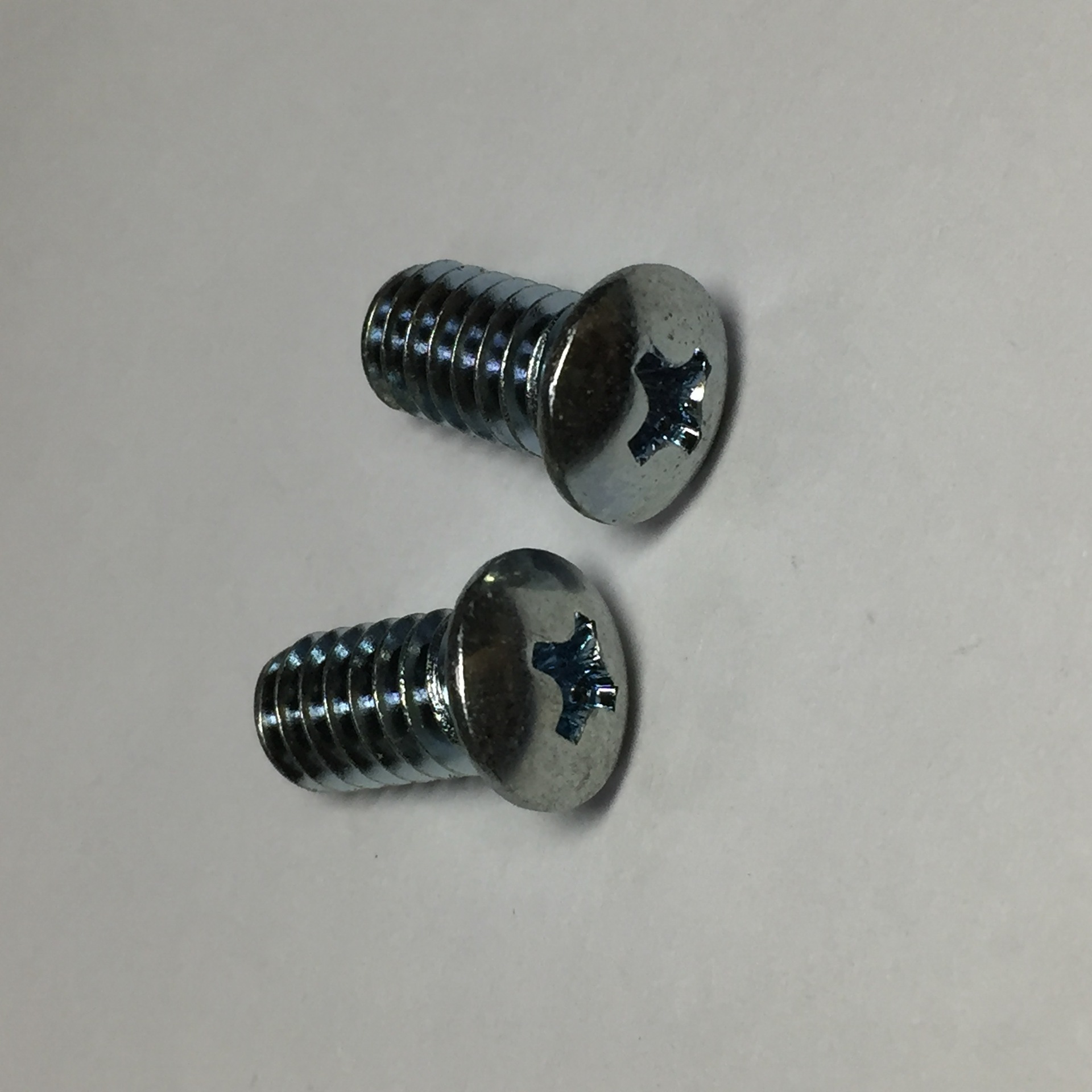 厂家直销现货批发 伞头十字机丝牙螺钉 tm1/4*(12-16) 环保兰锌