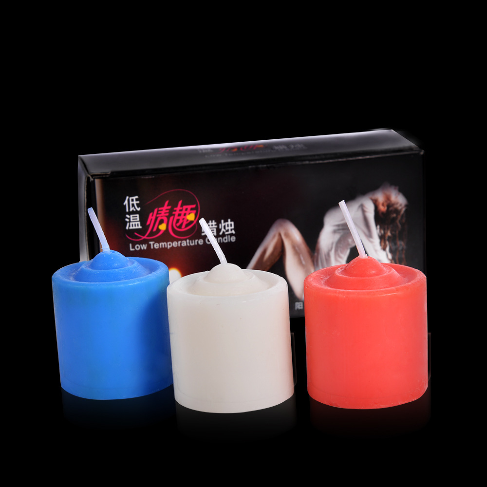 悦潮情趣用品低温蜡烛短3只装 另类玩具滴蜡刺激爱爱成人性保健品