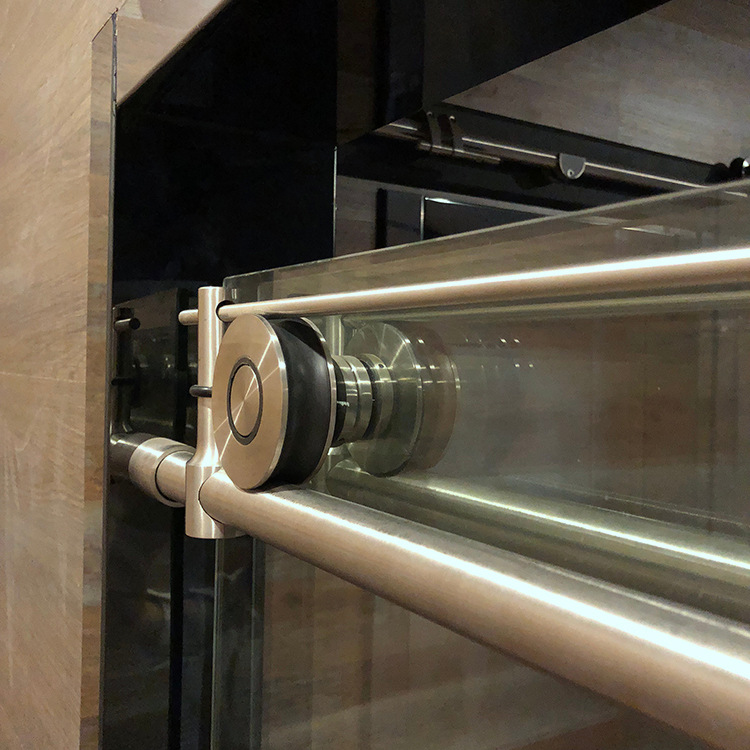 佛山花键玻璃移门吊轮高机械强度推拉门滑轮18b不锈钢淋浴房吊轮