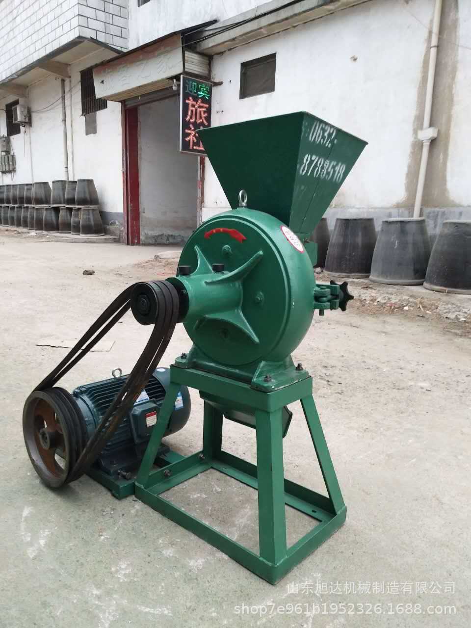 小型齿爪豆饼粉碎机中药齿盘粉碎连续型多功能粉碎机磨粉机打粉机