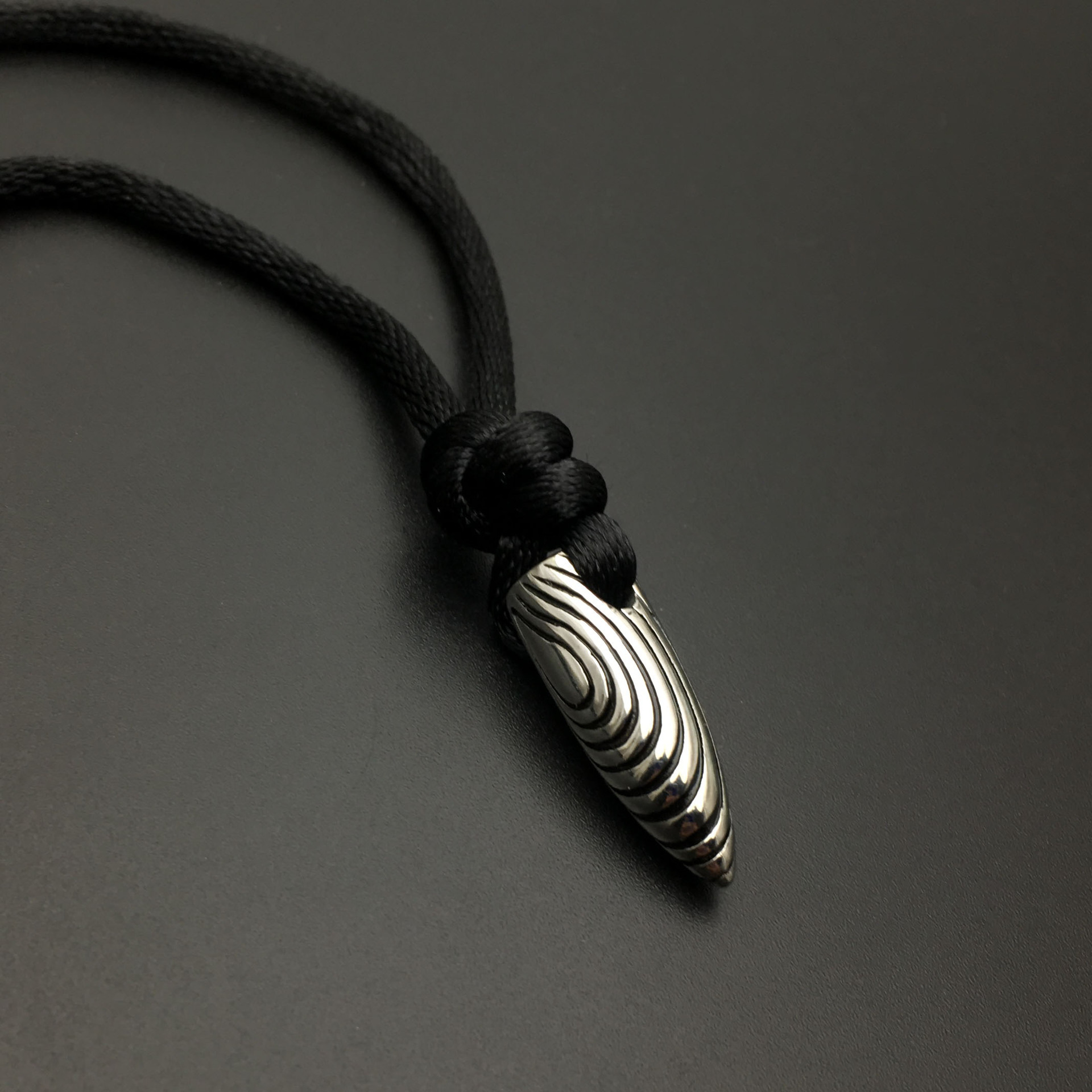 战狼2冷锋吴京同款 子弹头吊坠项链七夕礼物 送男友复古fcm1295