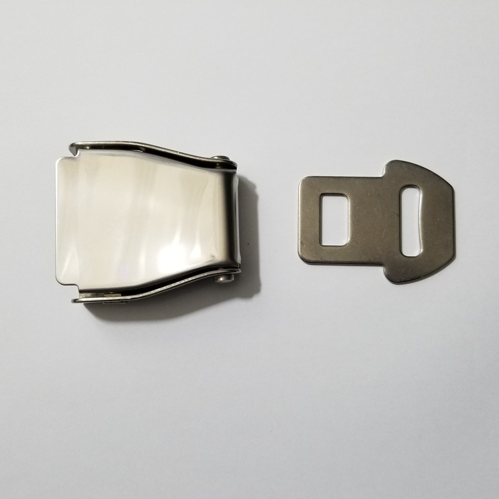 安全带不锈钢飞机插扣插片 不锈钢扣 飞机锁扣锁舌 汽车安全带