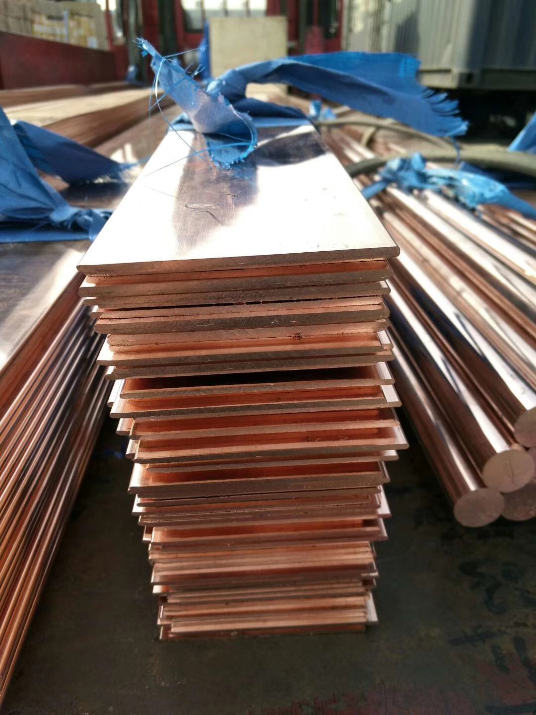 铜排加工生产;接地紫铜排价格 紫铜排定做