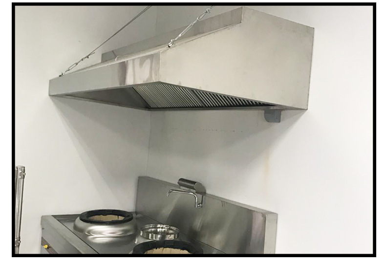 油烟罩酒店厨房饭店大吸力油烟罩定制分离一体304不锈钢油烟罩