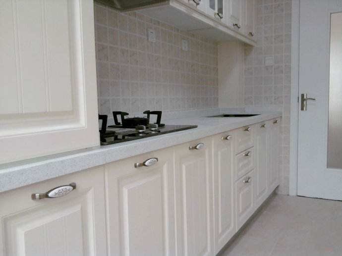 整体橱柜厨房定做 模压吸塑门板厂家直销