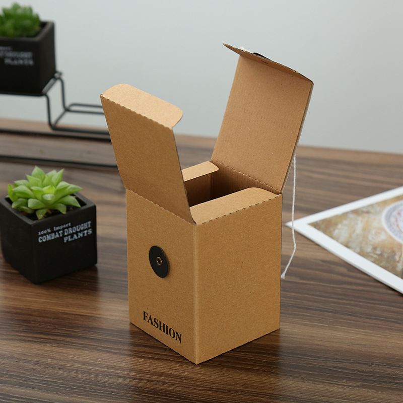 Kraft Paper Folding Paper Box Socks Underwear Packaging Sealing Jewelry Gift Box Corrugated Paper Box Manufacturers Can Order