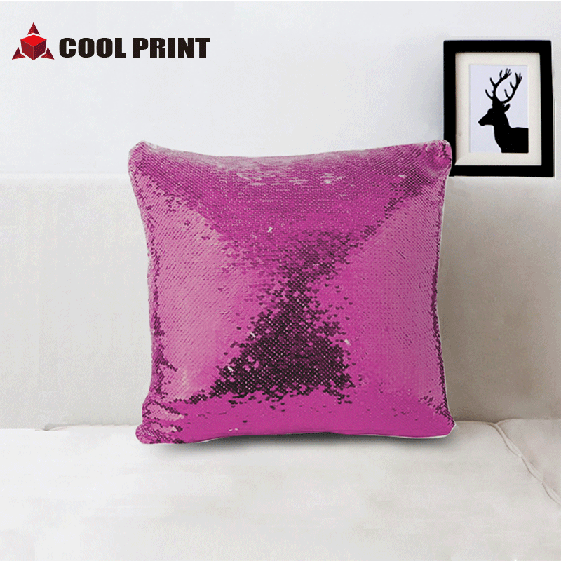 Thermal Transfer Sequin Pillow Magic Pillow Cover Double-Sided Printing Pillow Cover Personality Pillow Cover Cushion Cover