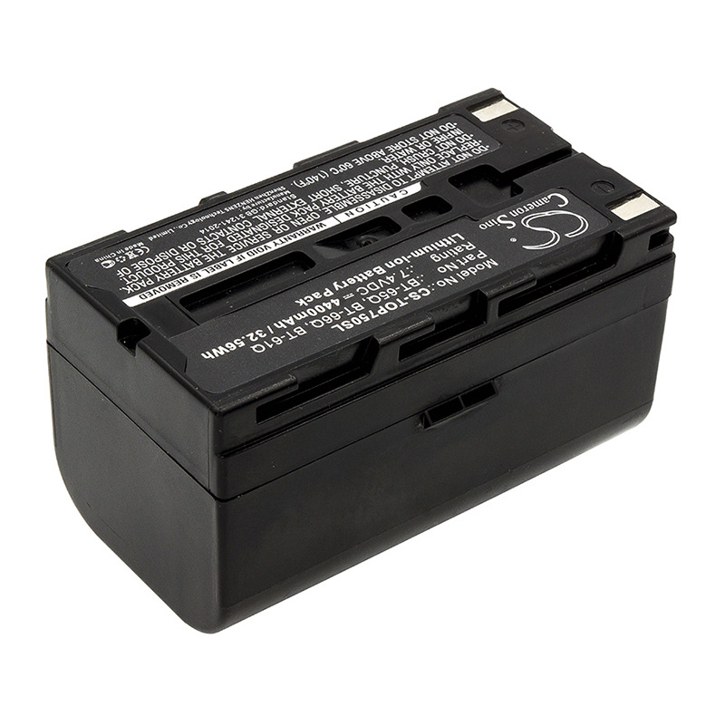 cs适用topcon fc100 120 gpt-7501智能全站仪电池厂家直供bt-65q