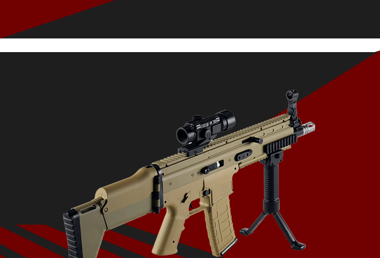 锦明scar二代电动连发水弹枪 锦明8波箱预供版冲锋枪成人cs对战枪