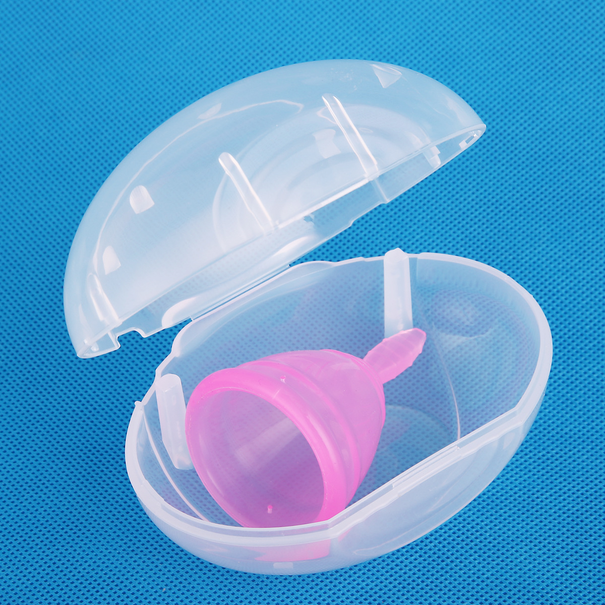 直销新款女人硅胶月亮杯月经杯 食品级液体硅胶月事杯