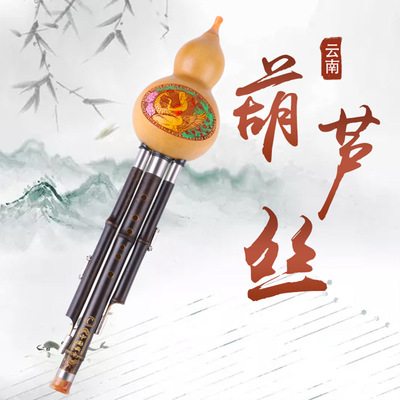 包邮云南厂家直销民族乐器葫芦丝 紫竹音管初学者c调 乐器葫芦丝