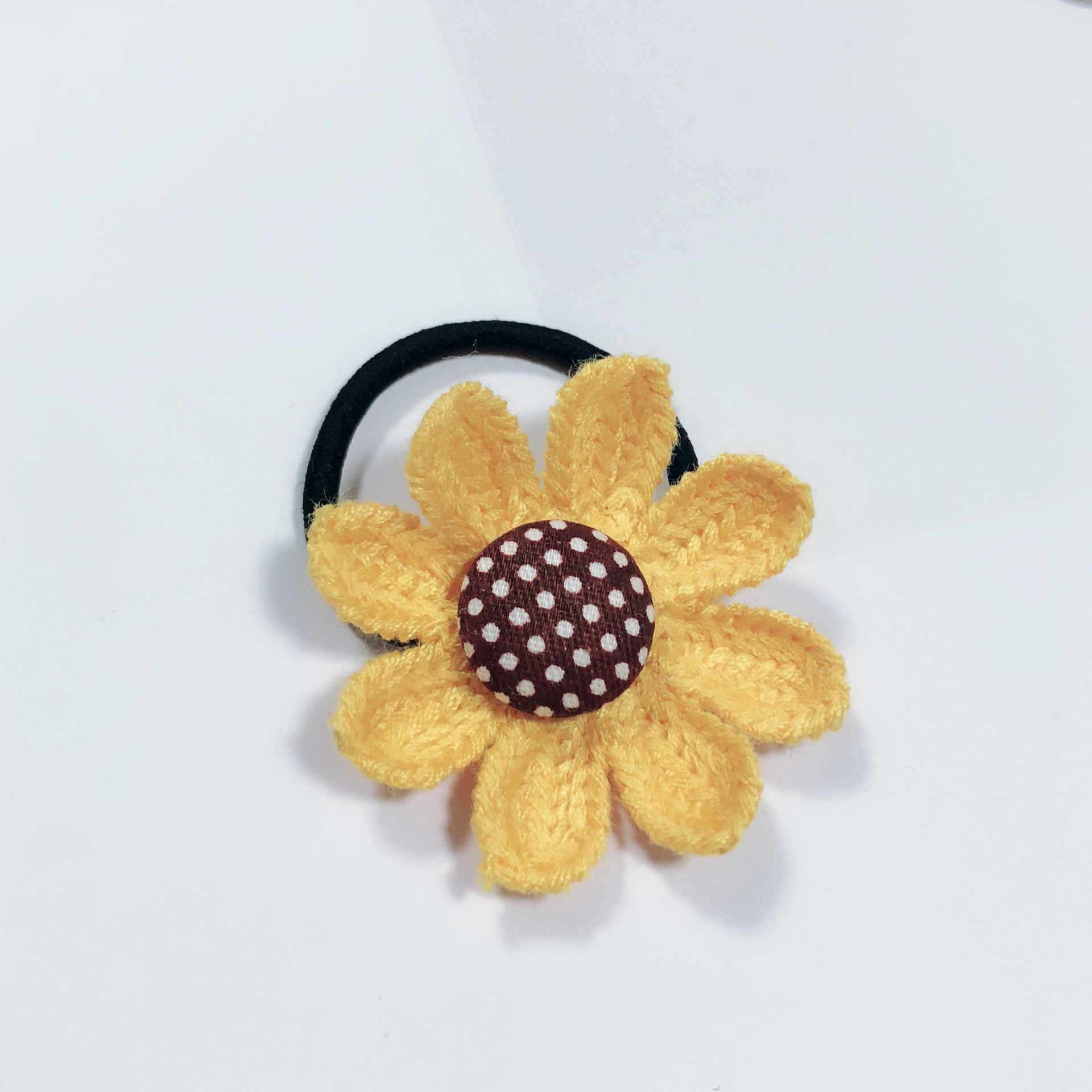 儿童可爱布艺仿真太阳花发绳发夹女童葵花发饰日韩流行头饰