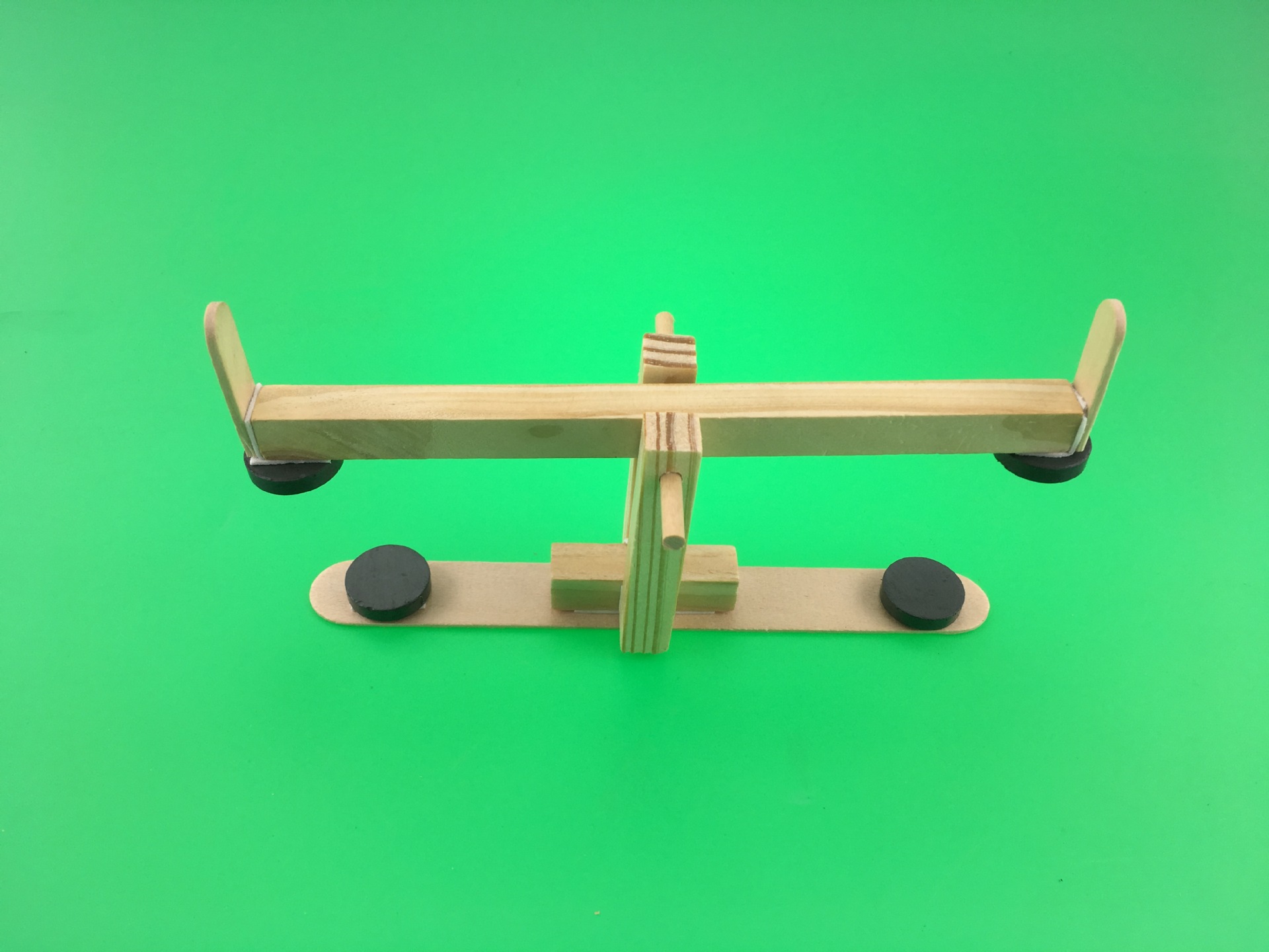 科学小制作磁力跷跷板 中小学生物理杠杆diy手工小发明模型材料