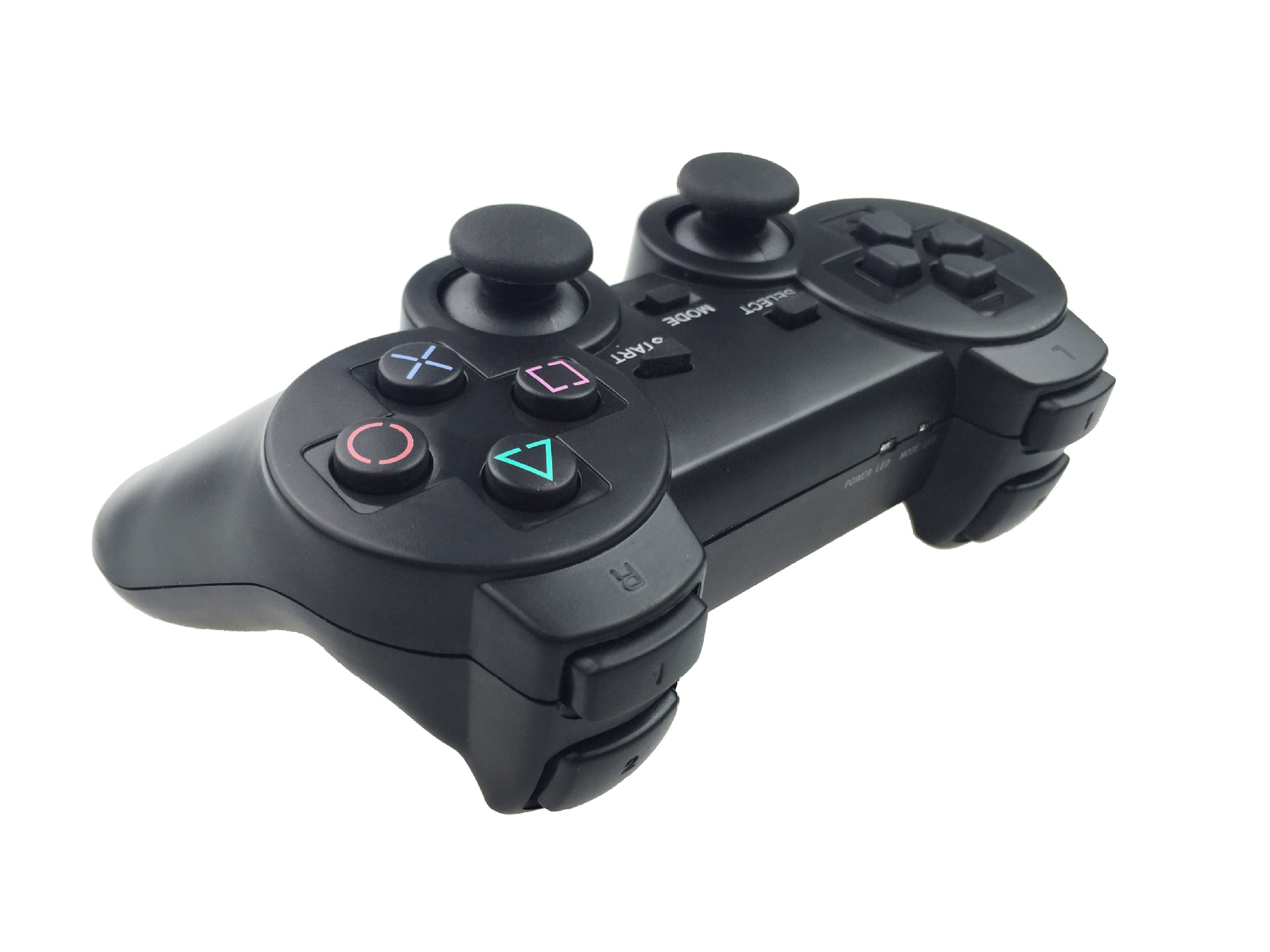 ps2无线手柄 ps2 2.4g无线游戏手柄 ps2手柄 双振动p2无线2.4g