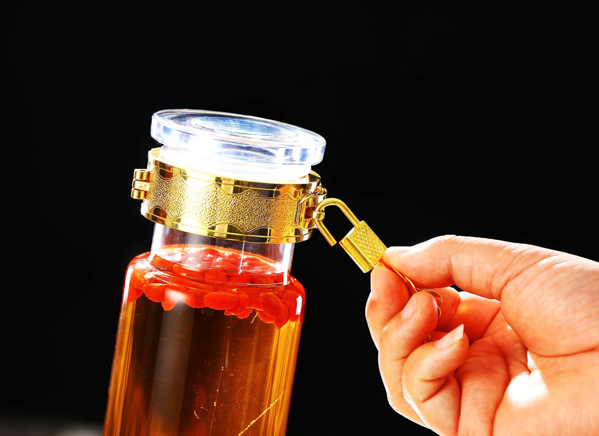 高硼硅玻璃泡酒瓶2斤3斤家用人参泡酒玻璃瓶中药酒坛子空瓶