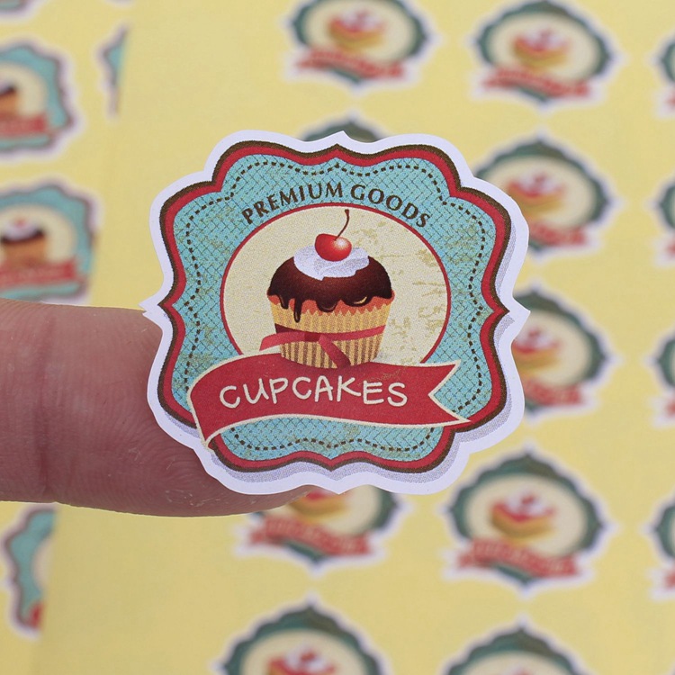 厂家定做异形不干胶 加工加粘铜版纸 定制logo不干胶印刷定制