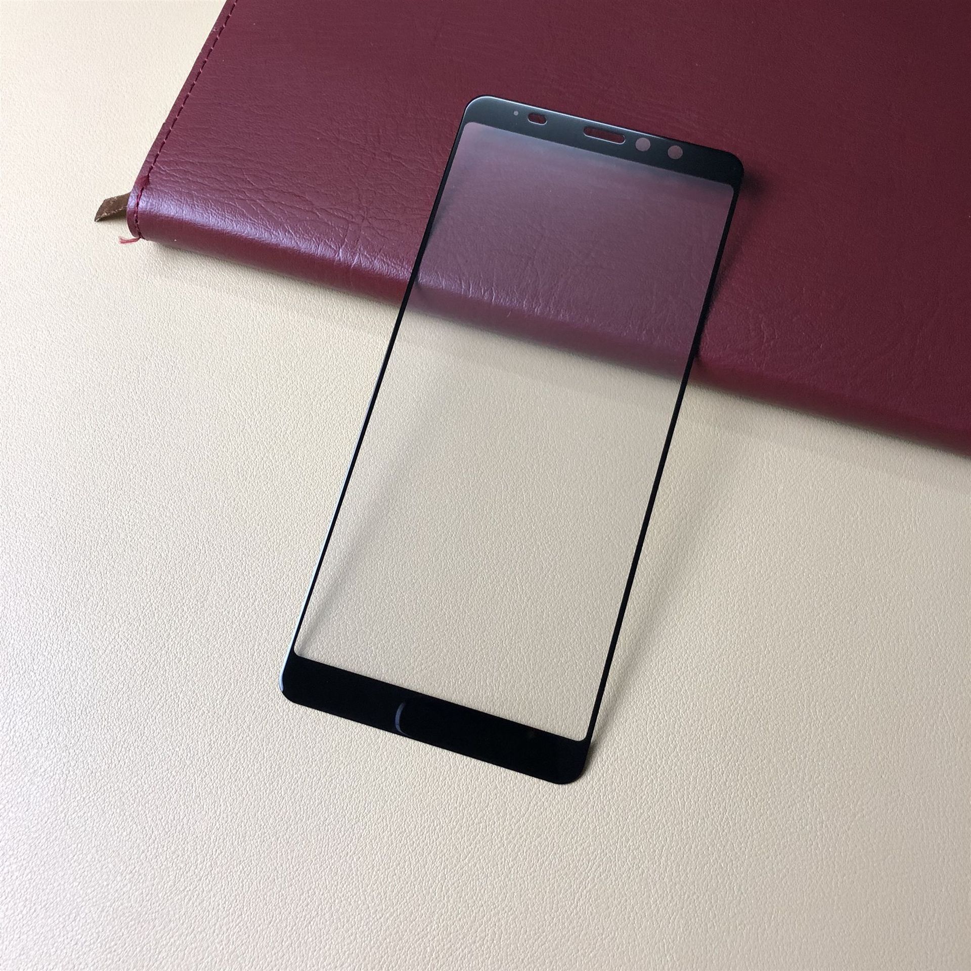 htc u11eyes钢化膜 u11 eyes丝印满版全胶钢化膜 高清 电镀指纹油