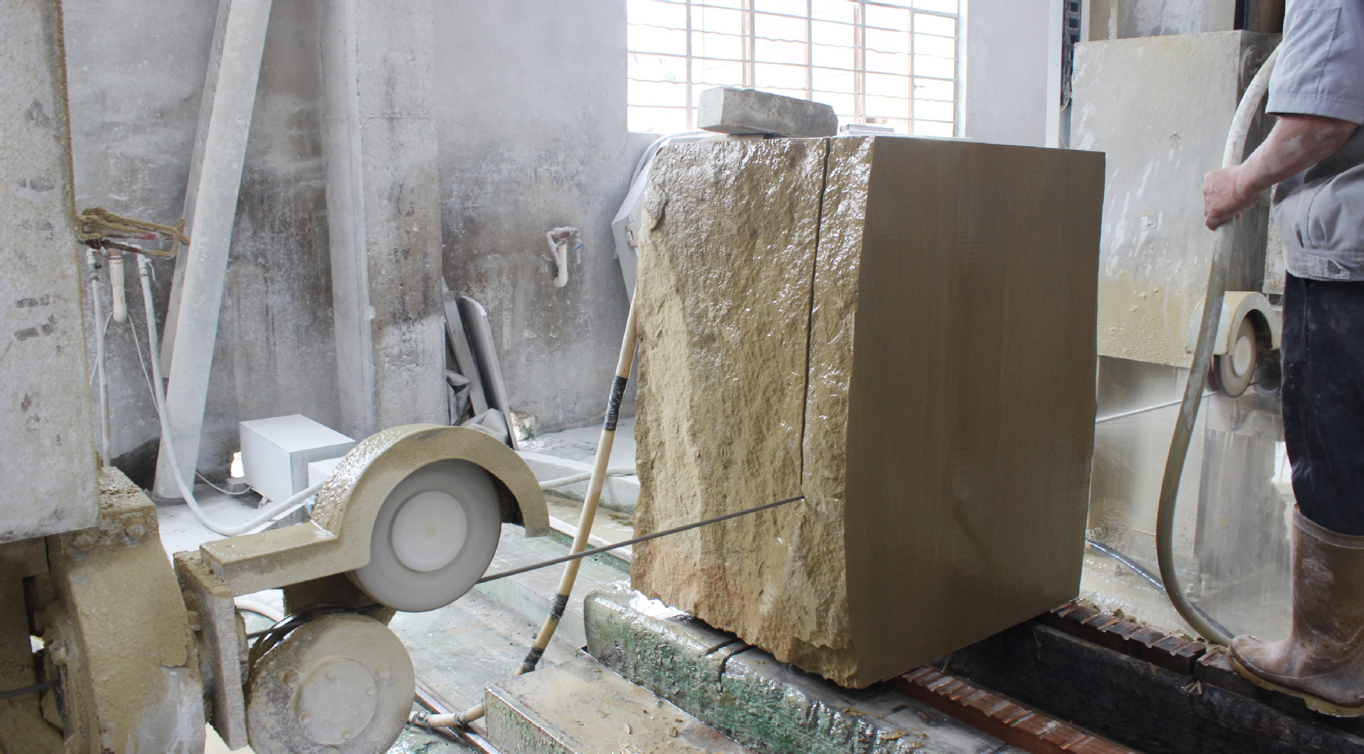 大理石矿山开采 荒料修边 异形加工 大理石组锯专用金刚石绳锯