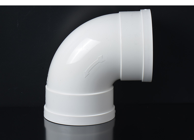 伟虹pvc-u90度大弯头排水管配件 50/75/90/110/160/200/250/315