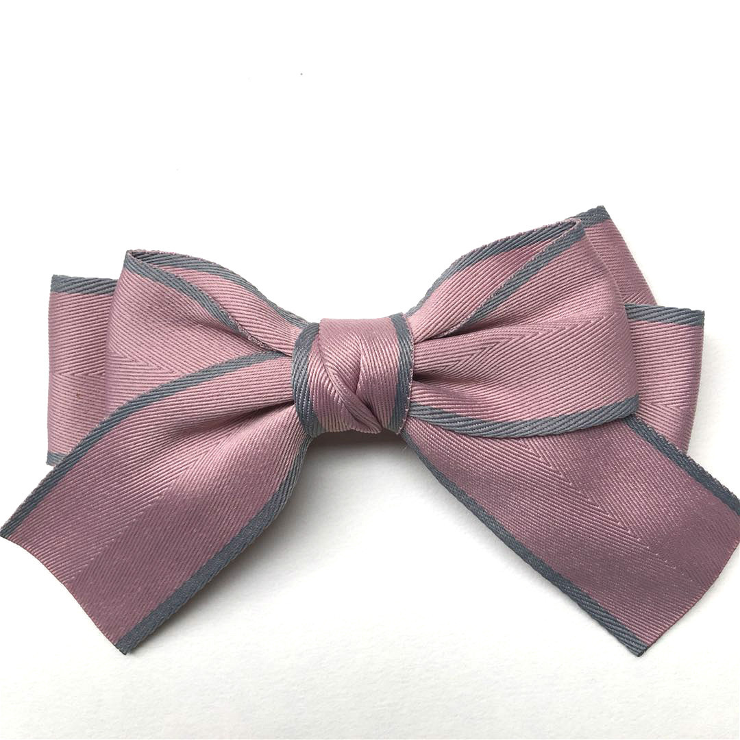 Korean Style British Style Girl's Simple Bow Ribbon Shoe Buckle Accessories Handmade Flower Japanese Fabric Shoes and Clothing Accessories