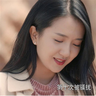 归去来唐嫣缪盈同款耳环女 s925银针水滴猫眼石耳钉明星流行同款